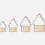 Attaccaglie a triangolo, snodate ottonate RIDOTTE 10mm