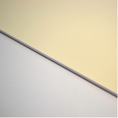 Passepartout MUSEUMBOARD 2,4mm 101x152cm double-face Bianco Naturale / Avorio Liscio - Confezione da 10 fogli