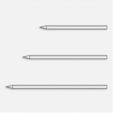 25 Chiodini Spilli Con Testa Piatta Dorato 4 Cm - Materiali - Bigio